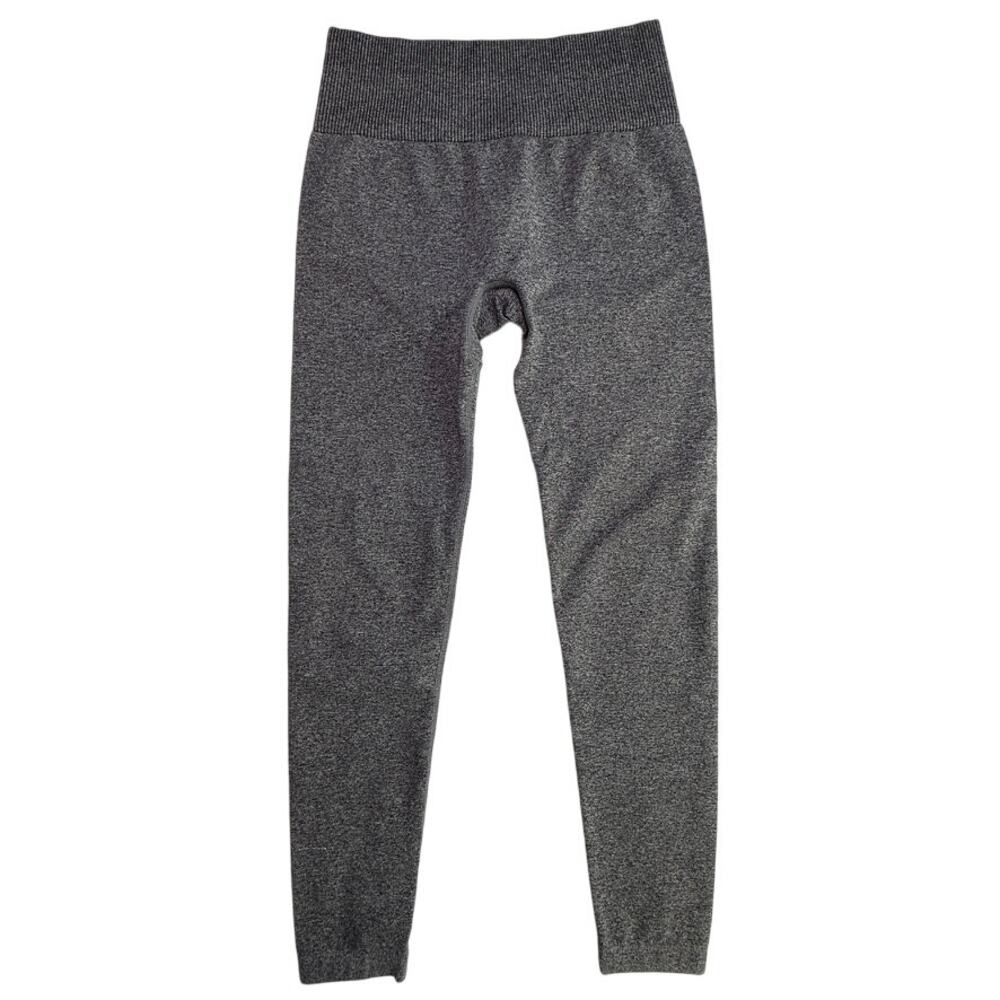 Vitality Formation Seamless Leggings Heather Gray Ribbed High Rise Sculpt Sz S - Picture 2 of 11